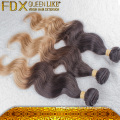 New Arrival Ombre Brazilian Hair Weave Two Tone Human Hair Weaves